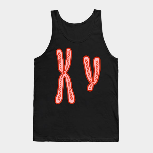 X and Y Chromosomes Tank Top by labstud